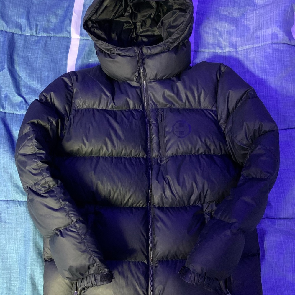 Black Polo Ralph Lauren Bubble Coat